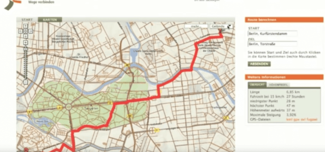 Fahrrad-Routenplaner - Erst planen, Autoverkehr vermeiden.